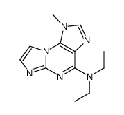 N,N-diethyl-1-methylimidazo[2,1-b]purin-4-amine结构式