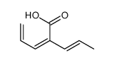 2-prop-1-enylpenta-2,4-dienoic acid Structure