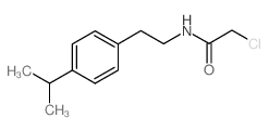 2-Chloro-N-[2-(4-isopropylphenyl)ethyl]acetamide结构式