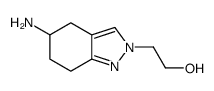 2-(5-amino-4,5,6,7-tetrahydroindazol-2-yl)ethanol Structure