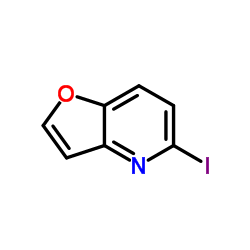 5-Iodofuro[3,2-b]pyridine结构式