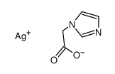 [Ag(2-(1H-imidazole-1-yl)acetate)]n结构式