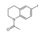 1-(6-iodo-3,4-dihydro-2H-quinolin-1-yl)ethanone结构式