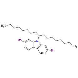 2,7-二溴-9-(9-十七烷基)咔唑图片