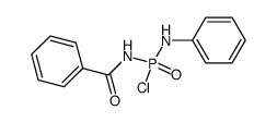 N-benzoyl-N'-phenyl-diamidophosphoryl chloride Structure