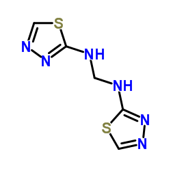 N,N'-Di(1,3,4-thiadiazol-2-yl)methanediamine Structure