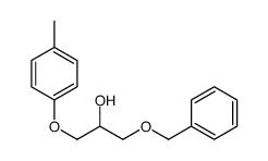 1-(4-methylphenoxy)-3-phenylmethoxypropan-2-ol结构式
