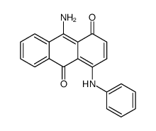 9-amino-4-phenylamino-1,10-anthraquinone Structure