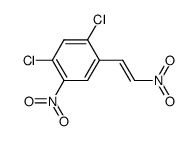 2,4-Dichlor-β,5-dinitro-styrol Structure