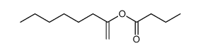 butyric acid-(1-hexyl-vinyl ester) Structure