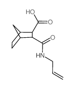 3-[(ALLYLAMINO)CARBONYL]BICYCLO[2.2.1]HEPTANE-2-CARBOXYLIC ACID structure