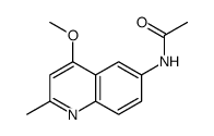 N-(4-methoxy-2-methylquinolin-6-yl)acetamide Structure