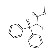 diphenyl-phosphinoxy-fluoroacetate de methyle Structure