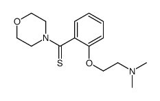 [2-[2-(dimethylamino)ethoxy]phenyl]-morpholin-4-ylmethanethione Structure