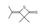 3-Mercapto-2,2,4-trimethyldithio-3-pentenoic acid β-thiolactone Structure