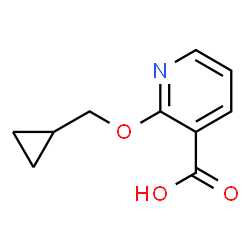 2-(cyclopropylmethoxy)pyridine-3-carboxylic acid Structure