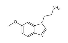 1H-Benzimidazole-1-ethanamine,6-methoxy-(9CI) Structure