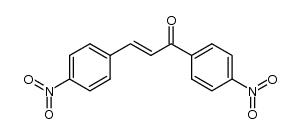 1,3-bis(4-nitrophenyl)prop-2-en-1-one结构式