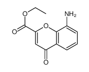 Ethyl 8-amino-4-oxo-4H-chromene-2-carboxylate Structure