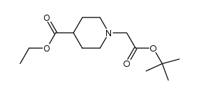 ethyl 1-(2-(tert-butoxy)-2-oxoethyl)piperidine-4-carboxylate Structure
