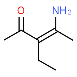 3-Penten-2-one, 4-amino-3-ethyl-, (3Z)- (9CI) structure