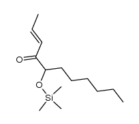 (E)-5-(Trimethylsilyloxy)-2-undecen-4-on结构式