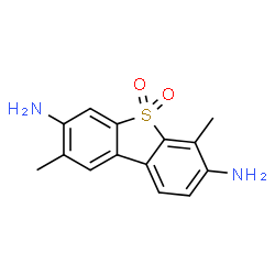 2,6-Dimethyl-3,7-diaminodibenzothiophene-5,5-dioxide结构式