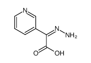 3-Pyridineaceticacid,alpha-hydrazono-,(Z)-(9CI)结构式