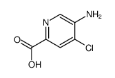 5-amino-4-chloropyridine-2-carboxylic acid Structure