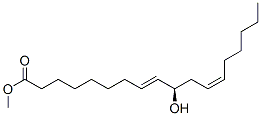 (8E,10R,12Z)-10-Hydroxy-8,12-octadecadienoic acid methyl ester Structure
