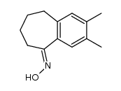 2,3-dimethyl-6,7,8,9-tetrahydro-benzocyclohepten-5-one oxime Structure
