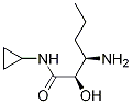 HexanaMide, 3-aMino-N-cyclopropyl-2-hydroxy-, (2R,3R) structure