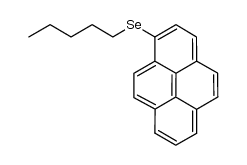 pentyl 1-pyrenyl selenide Structure