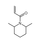 1-(2,6-dimethylpiperidin-1-yl)prop-2-en-1-one Structure