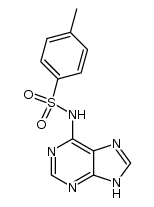 N6-(p-toluenesulfonyl)adenine Structure