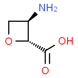 (2R, 3R)-3-AMINO-2-OXETANECARBOXYLIC ACID结构式
