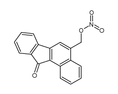 5-Nitratomethyl-11H-benzo[a]fluorenon-(11) Structure