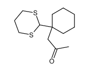 1-(1-(1,3-dithian-2-yl)cyclohexyl)propan-2-one结构式