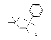 (Z)-2-dimethylphenylsilyl-3-trimethylsilyl-2-propen-1-ol Structure