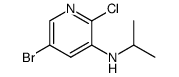 5-bromo-2-chloro-N-isopropylpyridin-3-amine Structure