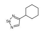 3-cyclohexyl-1,2,5-selenadiazole结构式