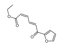 ethyl 6-(furan-2-yl)-6-oxohexa-2,4-dienoate结构式