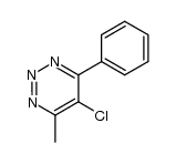 5-chloro-4-methyl-6-phenyl-1,2,3-triazine结构式