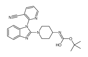 2-Chloro-1-(5-nitro-pyridin-2-yl)-1H-benzoimidazole结构式