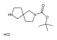 TERT-BUTYL 2,7-DIAZASPIRO[4.4]NONANE-2-CARBOXYLATE HYDROCHLORIDE structure