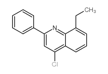 4-Chloro-8-ethyl-2-phenylquinoline structure