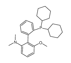 2'-(dicyclohexylphosphino)-6-methoxy-N,N-dimethylbiphenyl-2-amine Structure