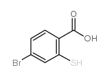 4-溴-2-疏基苯甲酸结构式