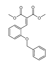 dimethyl 2-(2-(benzyloxy)benzylidene)malonate Structure