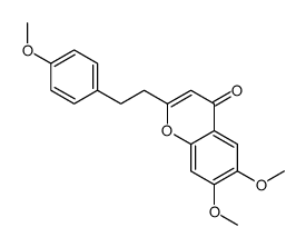 6,7-dimethoxy-2-(2-(4-methoxyphenyl)ethyl)chromone structure